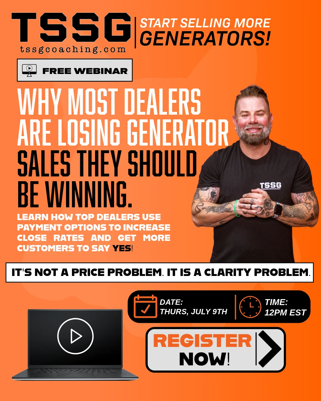 TSSG free live training webinar